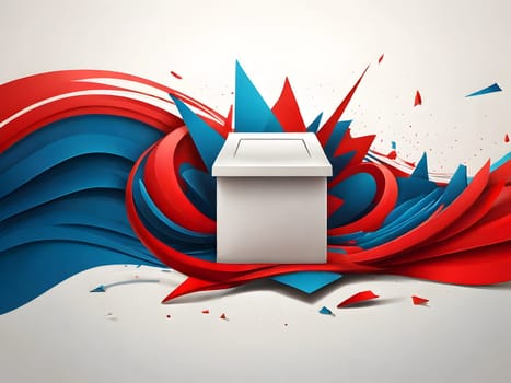 Abstract design for the election voting