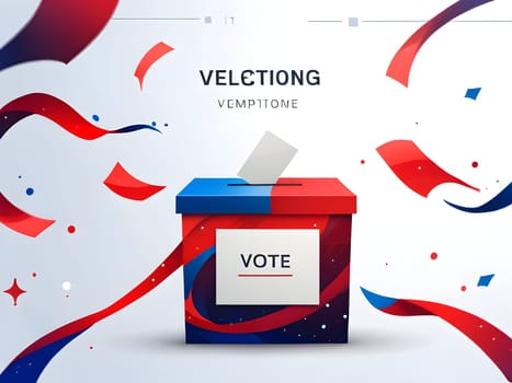 Abstract design for the election voting