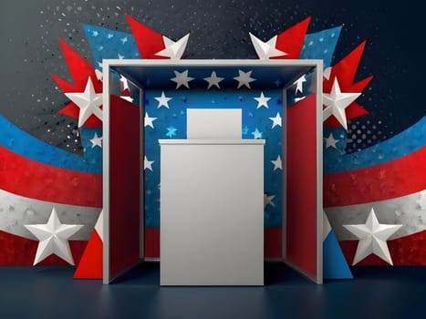 Abstract design for the election voting