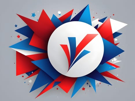 Abstract design for the election voting