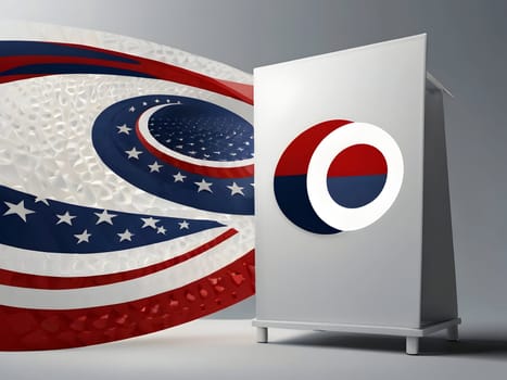 Abstract design for the election voting