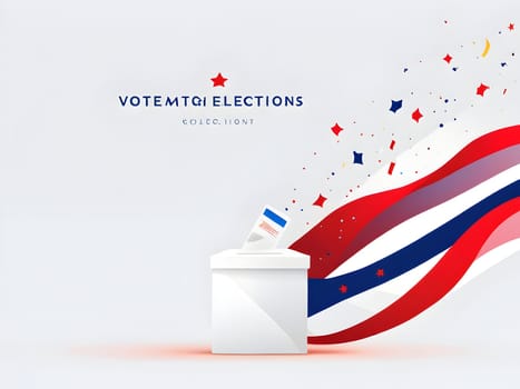 Abstract design for the election voting