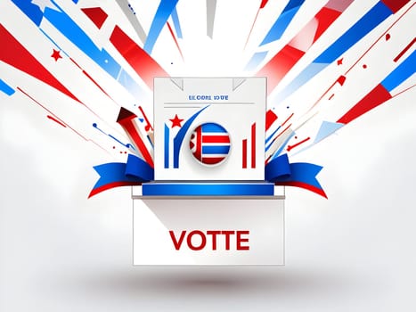 Abstract design for the election voting