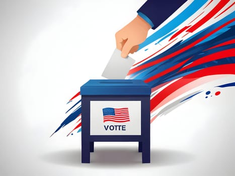Abstract design for the election voting