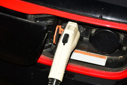 electric charging cable with plug for electric car