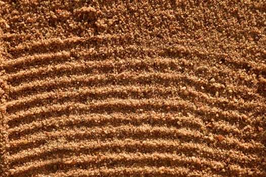Sand of a beach with line pattern