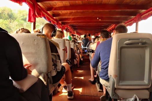 On the slow boat from Thailand to Laos, Laos 2023