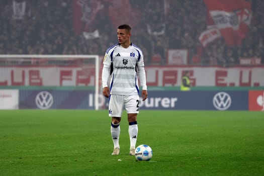 William Mikelbrencis (Hamburger SV / HSV) at the match of the 1st FBL: 24-25: 1st FBL: 24-25: 5th Sptg. SC Freiburg - FC St. Pauli  DFL REGULATIONS PROHIBIT ANY USE OF PHOTOGRAPHS AS IMAGE SEQUENCES AND/OR QUASI-VIDEONann  Photo: Joachim Hahne/johapress