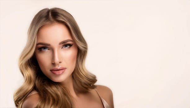 gorgeous young woman portrait, AI generated image