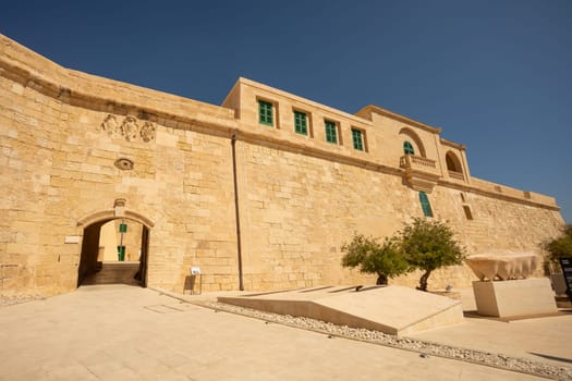 Fort Saint Elmo, Iconic 16th-century bastion guarding the entrance to Valletta's harbors, a symbol of Malta's resilience against invaders throughout history.Valletta Malta