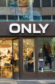 Only store in the city center of Würzburg in Germany. Only is one of many fashion brands from the Danish company Bestseller