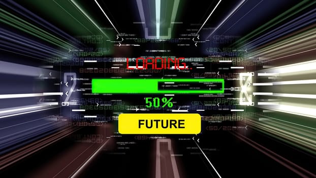 Future loading progress bar on the screen,Future loading progress bar on the screen