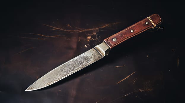 A barber's vintage straight razor