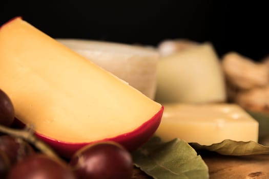close up gouda cheese. Beautiful photo