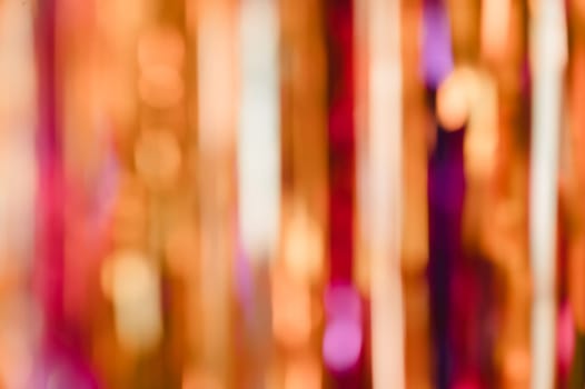 Abstract blurry background of red and yellow bokeh lights