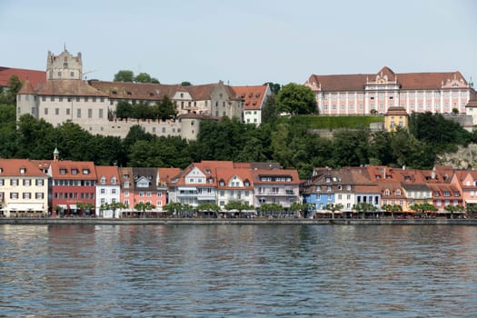Meersburg in Lake Constance, Germany in summertime