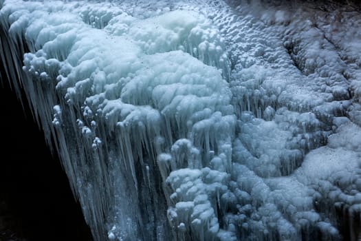Partnachklamm or Partnach gorge in wintertime, Bavaria, Germany