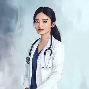 Medical Medicine Female Asian Healthcare Doctor Woman