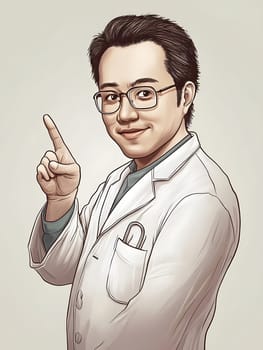 Medical Male Asian Healthcare Hospital Doctor Man