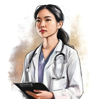 Medical Medicine Female Asian Healthcare Doctor Woman
