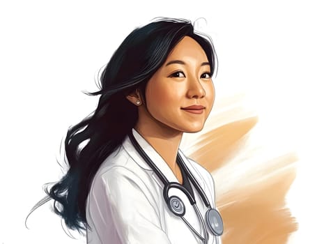 Medical Medicine Female Asian Healthcare Doctor Woman