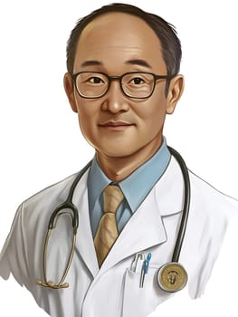 Medical Male Asian Healthcare Hospital Doctor Man