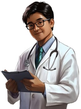 Medical Male Asian Healthcare Hospital Doctor Man