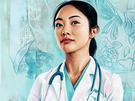 Medical Medicine Female Asian Healthcare Doctor Woman