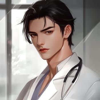 Medical Male Asian Healthcare Hospital Doctor Man
