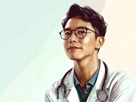 Medical Male Asian Healthcare Hospital Doctor Man