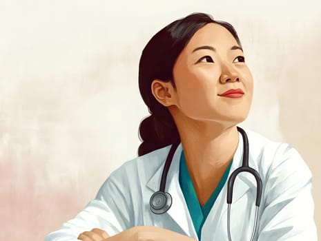 Medical Medicine Female Asian Healthcare Doctor Woman