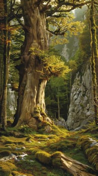 Ancient cedar forests with centuries-old giants