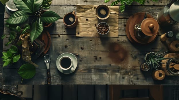 Coffee-themed concept with plenty of space for adding your personal touch