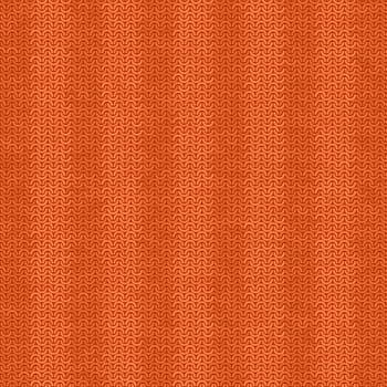 Vector Stylish Knit. Red Knitted Texture. Woolen Pullover Canvas Print. Winter Fabric Pattern.