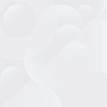 Vector white geometric abstract texture overlap layer on bright space. Lines effect decoration for banner. Graphic design circles elements.