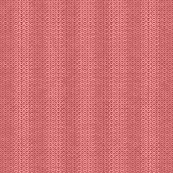 Vector Stylish Knit. Red Knitted Texture. Woolen Pullover Canvas Print. Winter Fabric Pattern.
