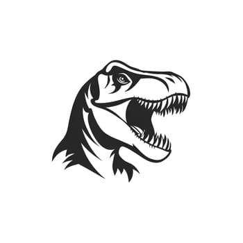 Cartoon Dinosaur T-Rex Historic Reptile Icon Symbol