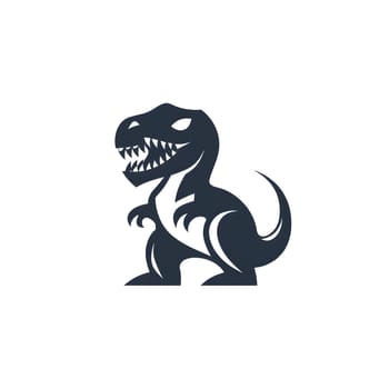 Cartoon Dinosaur T-Rex Historic Reptile Icon Symbol
