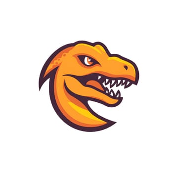 Cartoon Dinosaur T-Rex Historic Reptile Icon Symbol