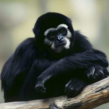 Wild Gibbon Primate Monkey Ape Animal