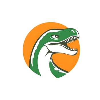 Cartoon Dinosaur T-Rex Historic Reptile Icon Symbol