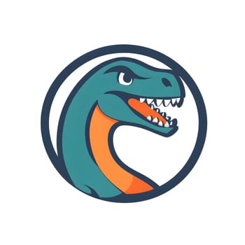 Cartoon Dinosaur T-Rex Historic Reptile Icon Symbol