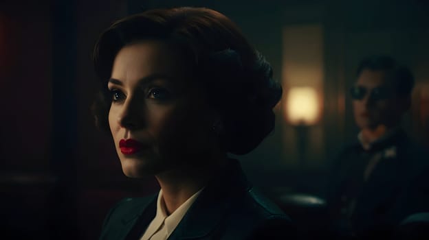 Dark picture of the couple cinematic look