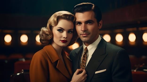 Dark picture of the couple cinematic look