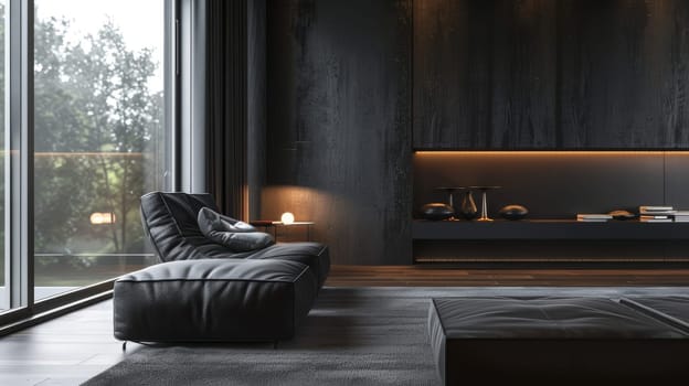 Contemporary interior decor with a minimalist aesthetic for a sleek look