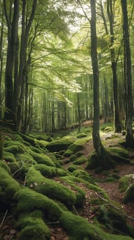 Dense chestnut forests echoing with wildlife