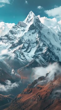 Iconic mountain landmarks rising above the landscape