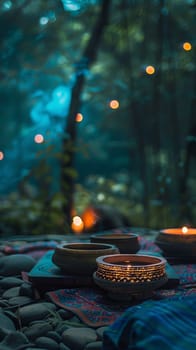 Meditative ambiance for deep relaxation