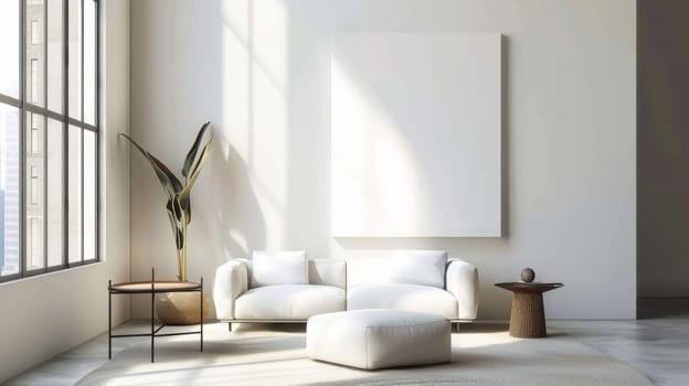 Minimalist decor providing a clean canvas for your personalized text