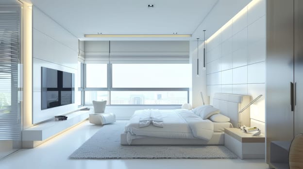 Minimalist interior design with ample space